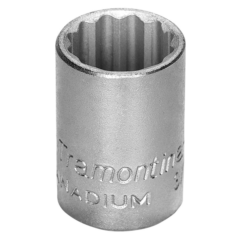 Soquete Estriado em Aço Cromo Vanádio 13 mm - Encaixe 3/8" PRO