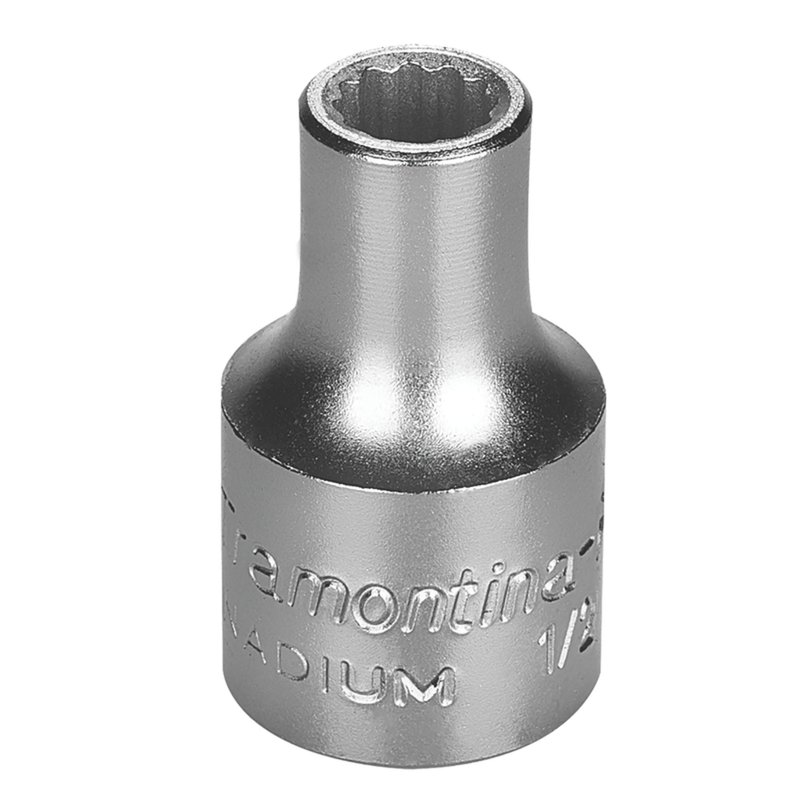 Soquete Estriado em Aço Cromo Vanádio 10 mm - Encaixe 1/2" PRO