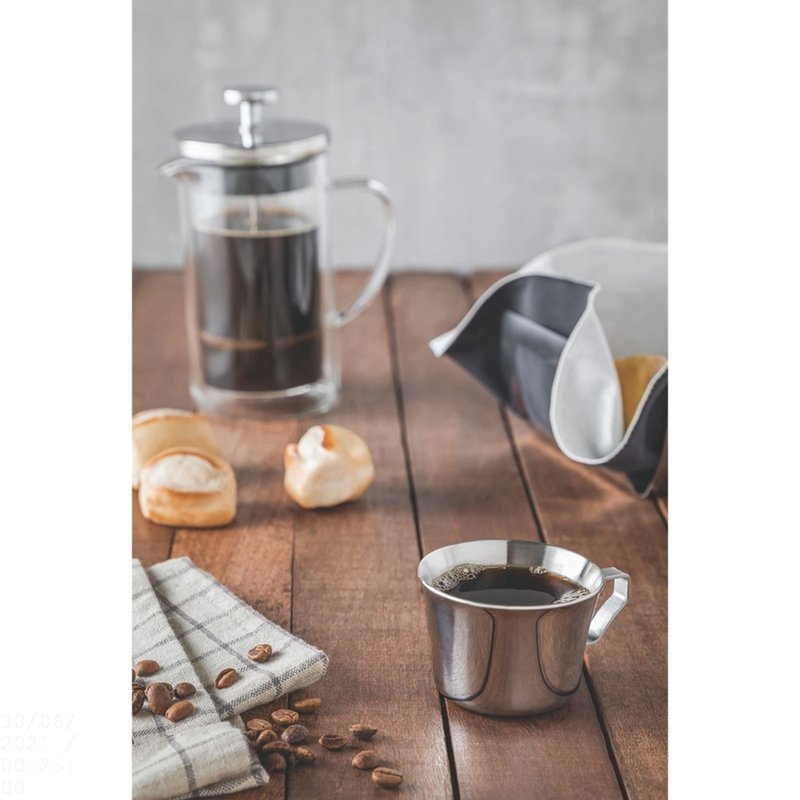Conjunto Chá E Café Com 7 Peças De Aço Inox Alta Qualidade